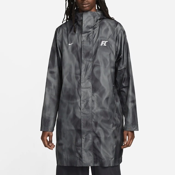 NWT men's medium nike Repel F.C. Woven Graphic Football Parka DV9755-068 - Picture 8 of 8